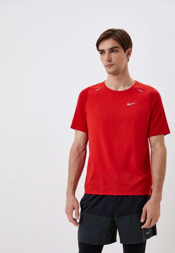 

Футболка спортивная Nike, Красный, M NK BRTHE RSE 365 TOP SS HYBR