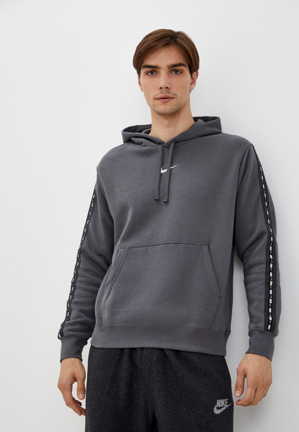 

Худи Nike, Серый, M NSW REPEAT FLC PO HOODIE BB