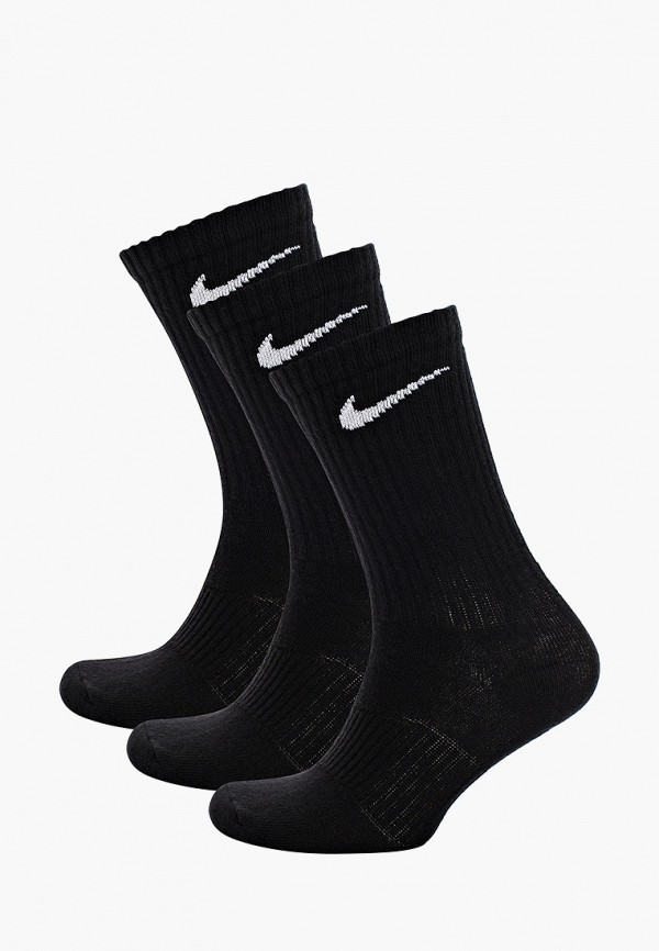 

Носки 3 пары Nike, Черный, U NK PERF LTWT CREW 3PR