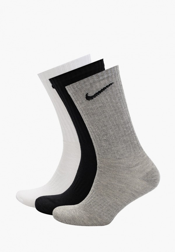 

Носки 3 пары Nike, Разноцветный, U NK EVERYDAY LTWT CREW 3PR
