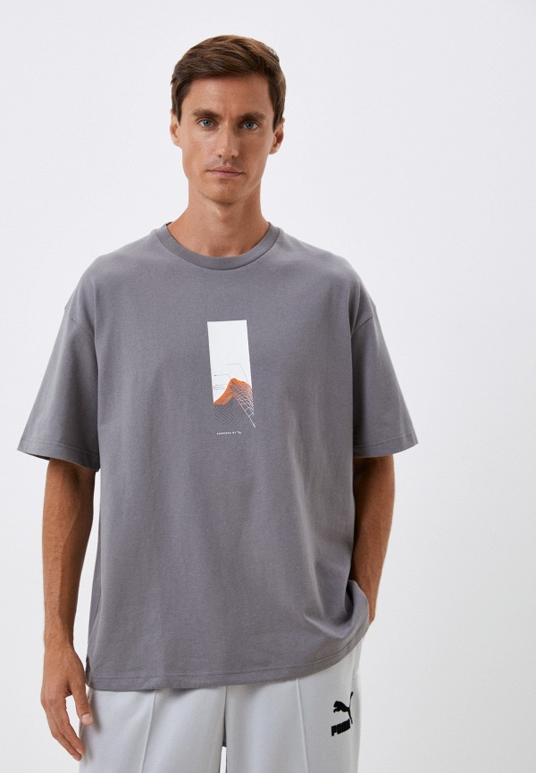 

Футболка PUMA, Серый, CHROME ROADS Graphic Tee