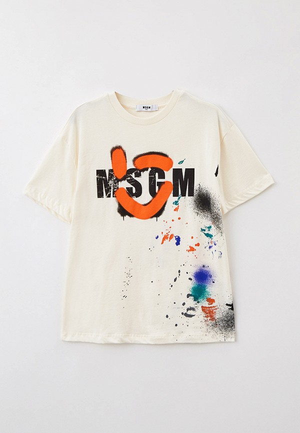 

Футболка MSGM Kids, Бежевый