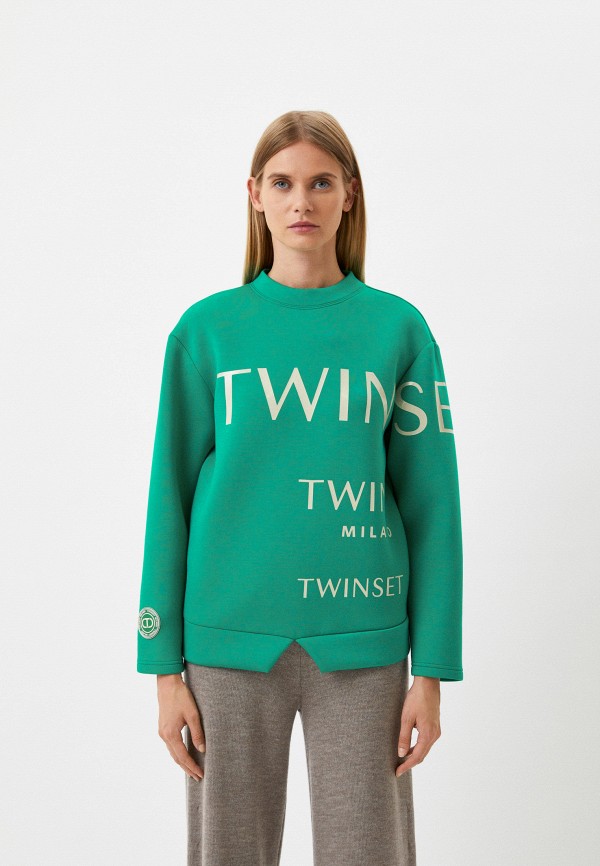 

Свитшот Twinset Milano, Бирюзовый