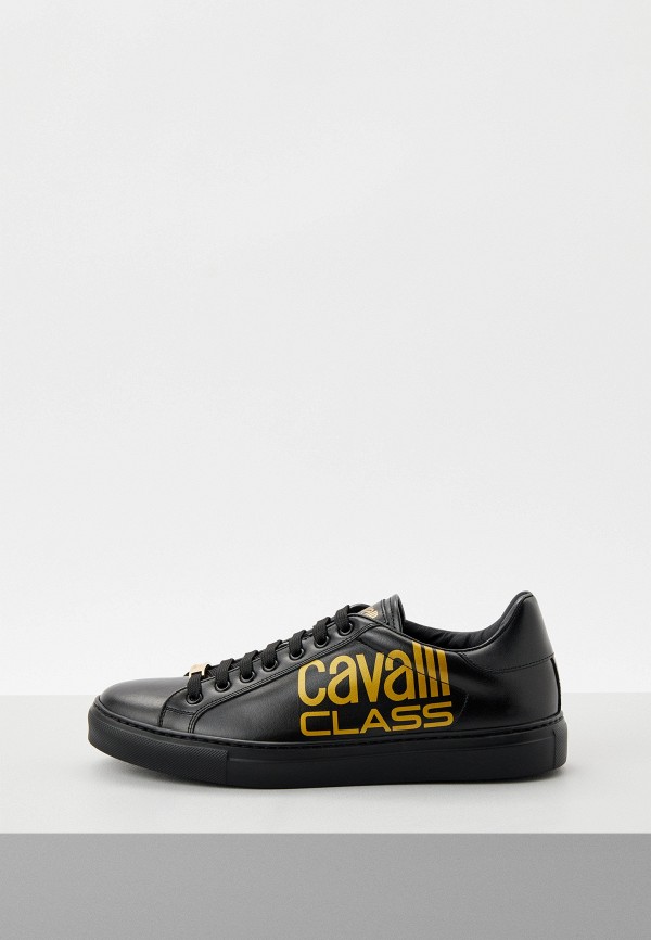 Кеды Cavalli Class черного цвета
