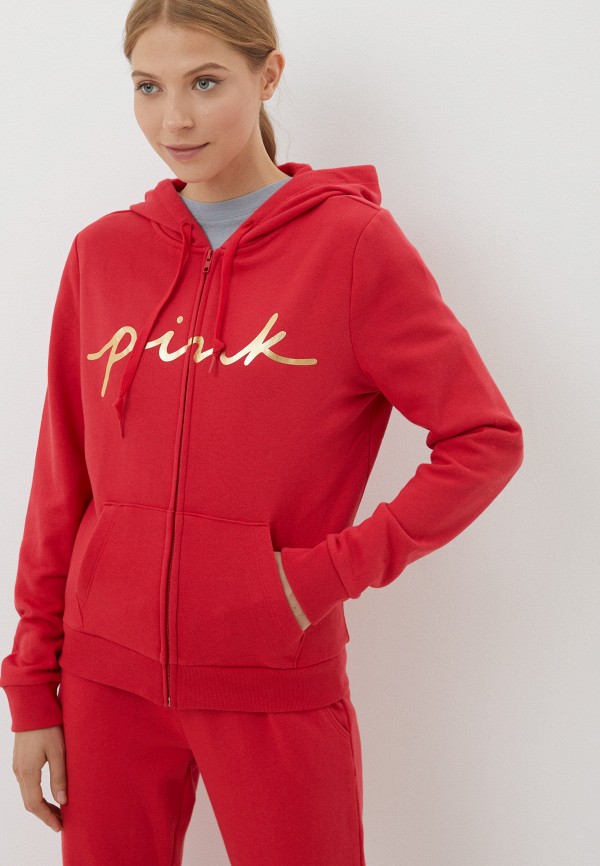 Толстовка Victoria's Secret Pink красный 11157155 RTLABW664801