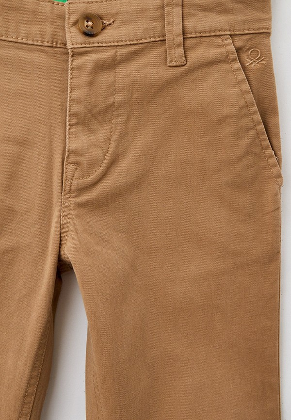 Брюки United Colors of Benetton коричневый, размер 122, фото 3