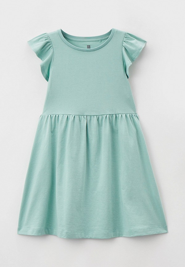 

Платье UNIQLO, Бирюзовый, из гладкого хлопка