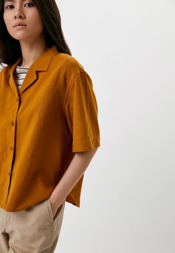 Блуза UNIQLO желтый, размер 42, фото 4
