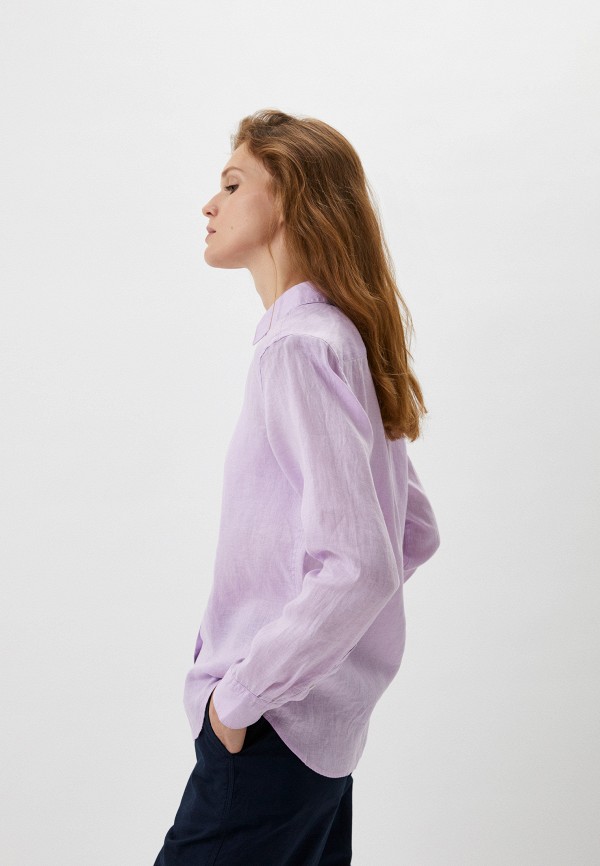 Блуза UNIQLO фиолетовый, размер 42, фото 4