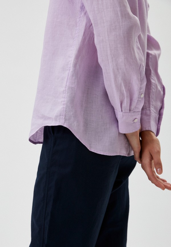 Блуза UNIQLO фиолетовый, размер 42, фото 7