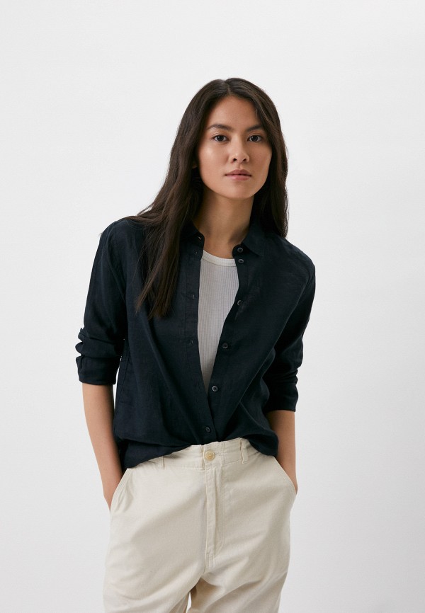 

Блуза UNIQLO, Черный, изо льна класса премиум