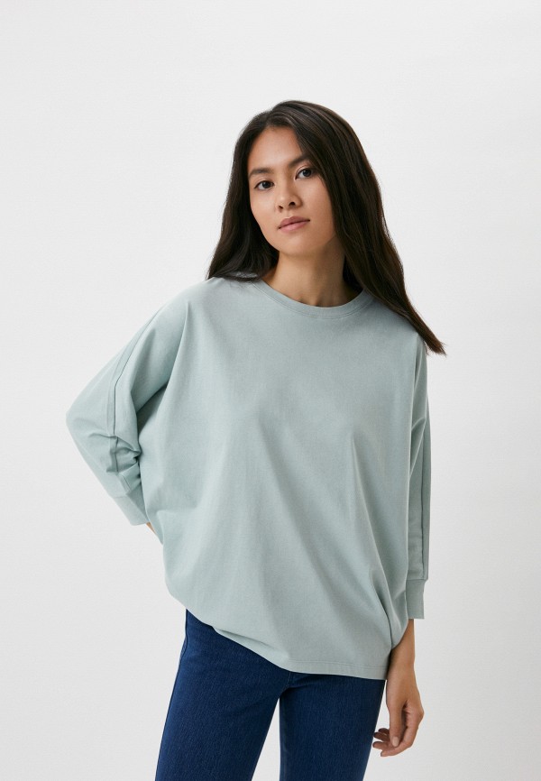 

Джемпер UNIQLO, Бирюзовый, из гладкого хлопка