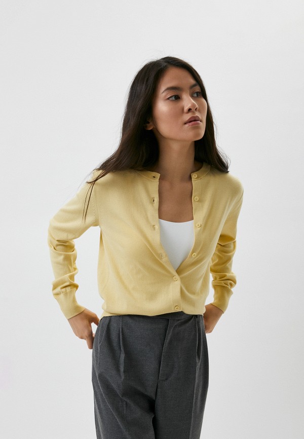 

Кардиган UNIQLO, Желтый, UV Protection