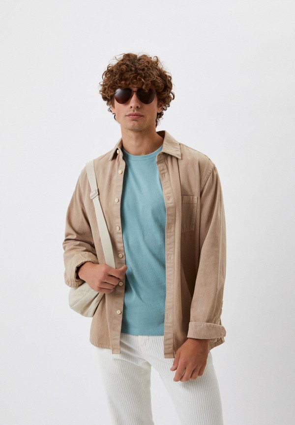 Футболка UNIQLO бирюзовый, размер 46, фото 4