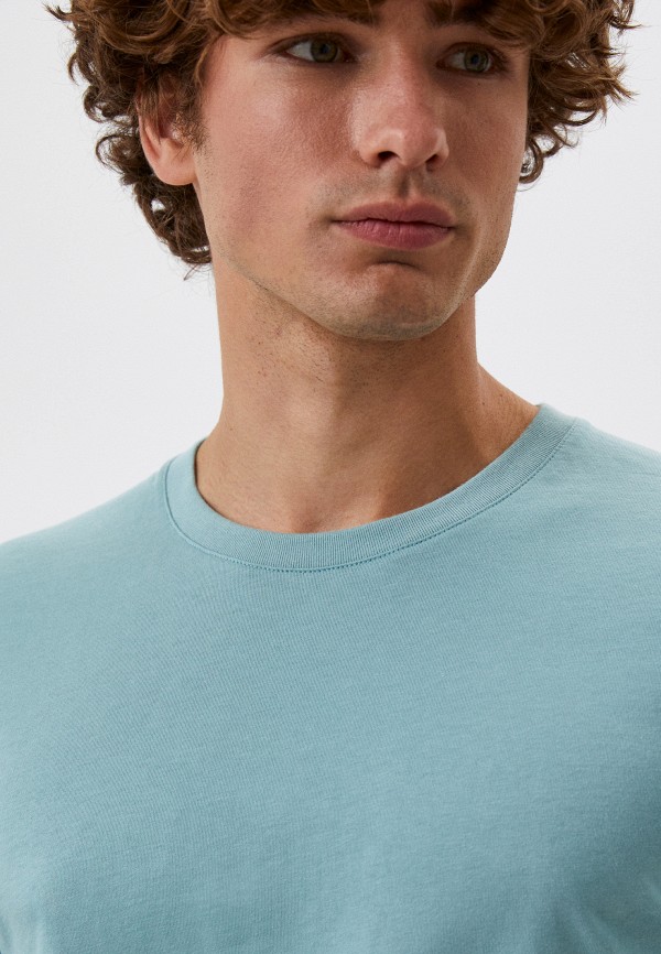 Футболка UNIQLO бирюзовый, размер 46, фото 5