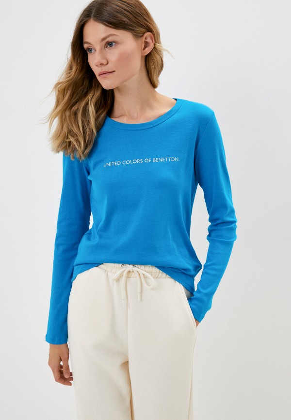 

Лонгслив United Colors of Benetton, Голубой