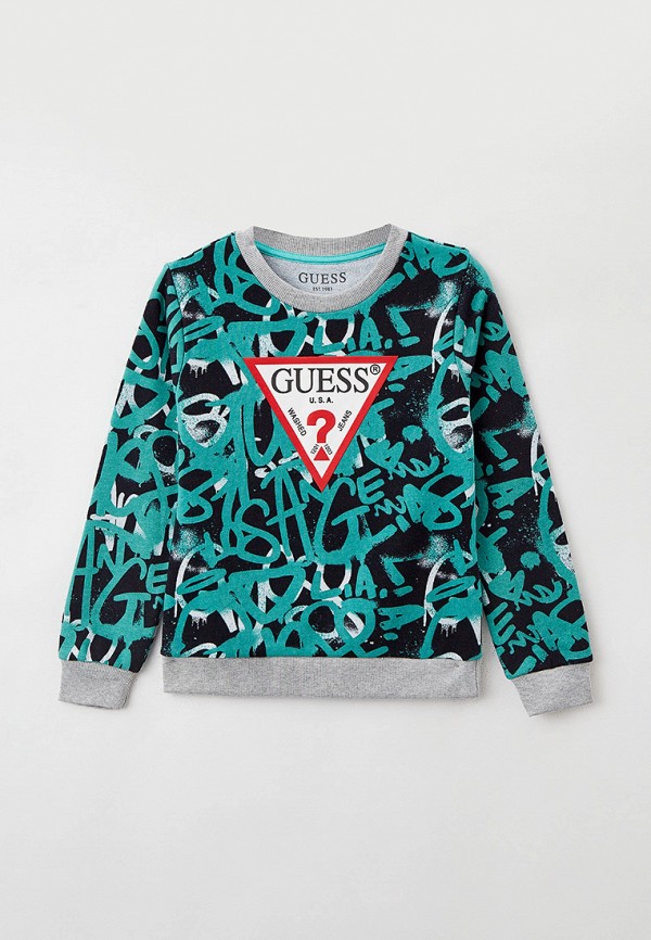 

Свитшот Guess, Бирюзовый