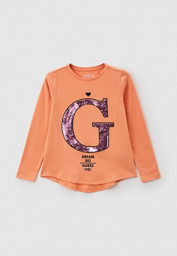 

Лонгслив Guess, Коралловый