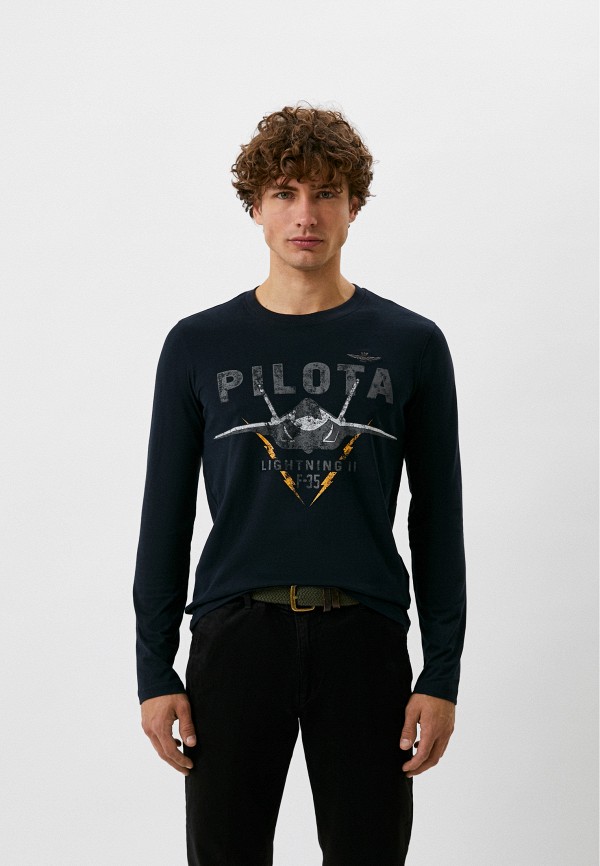 

Лонгслив Aeronautica Militare, Синий