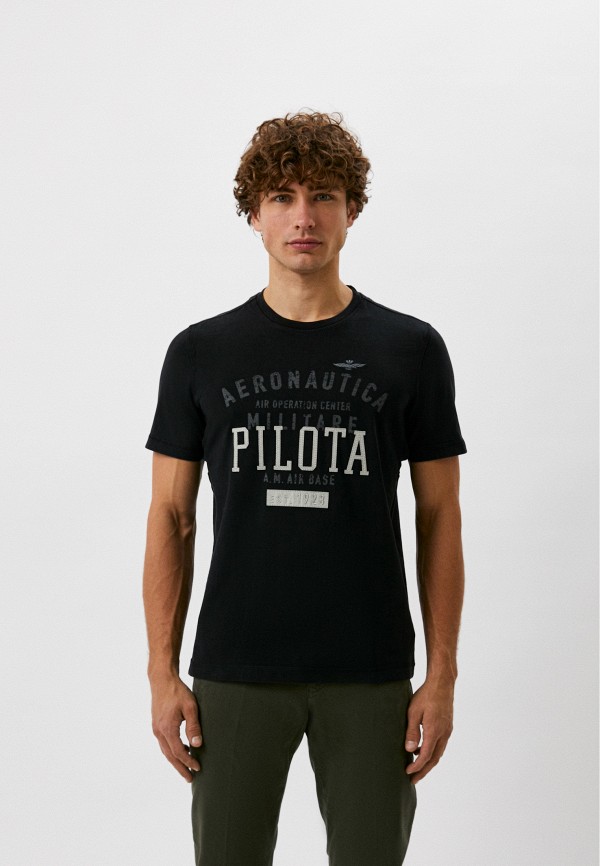

Футболка Aeronautica Militare, Черный