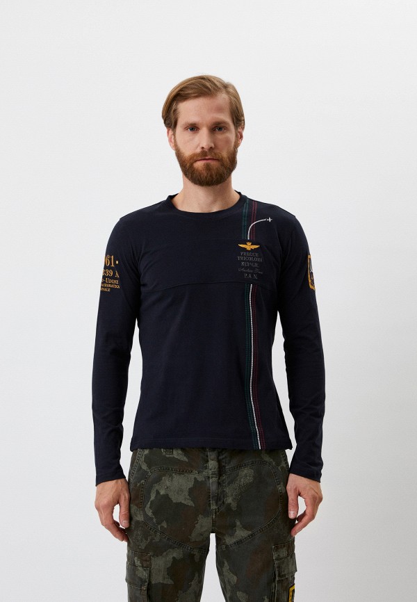 

Лонгслив Aeronautica Militare, Синий