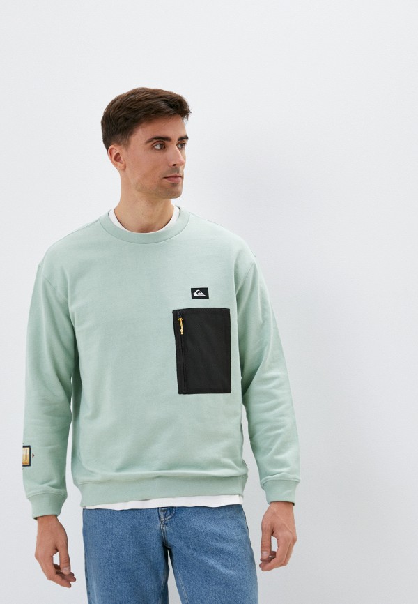 

Свитшот Quiksilver, Бирюзовый, Down Hill