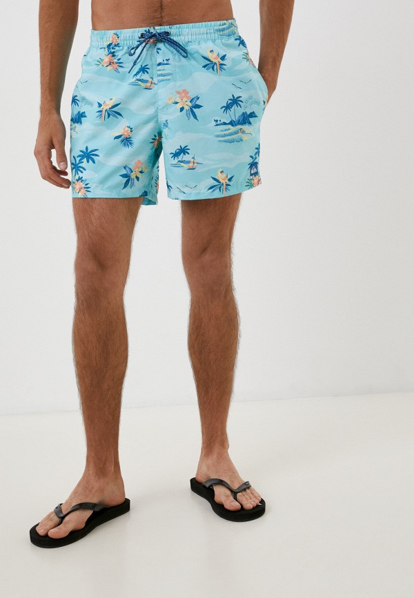

Шорты для плавания Quiksilver, Бирюзовый, Everyday Scenic 15"