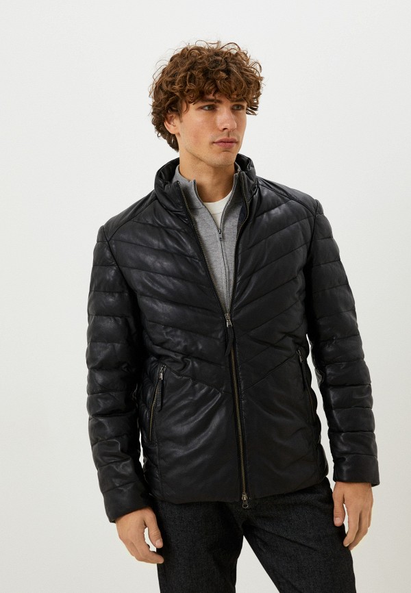 

Куртка кожаная Blouson, Черный