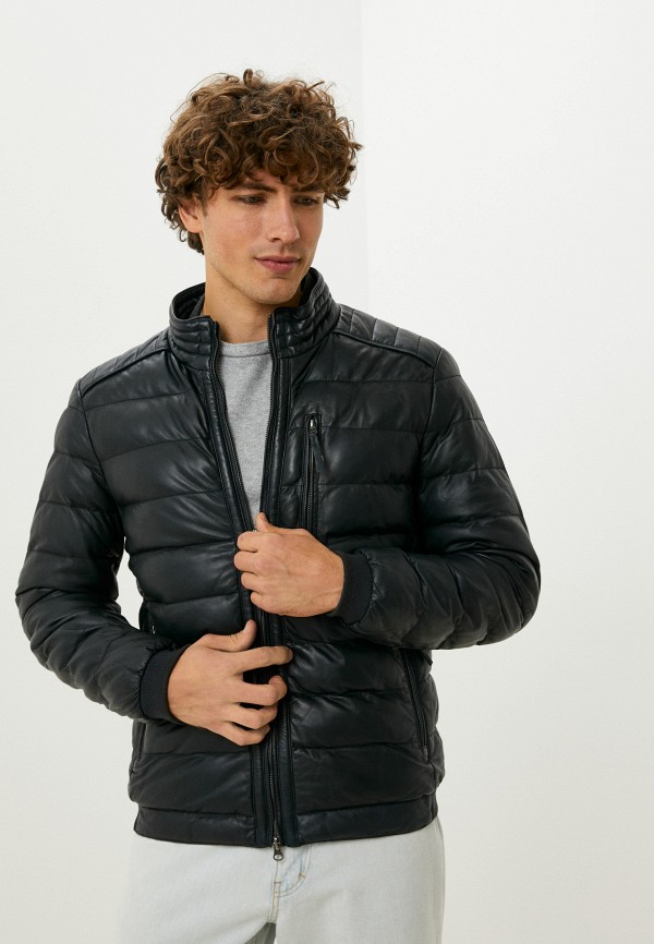 

Куртка кожаная Blouson, Синий