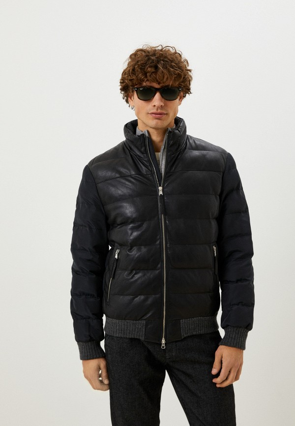 

Куртка кожаная Blouson, Черный