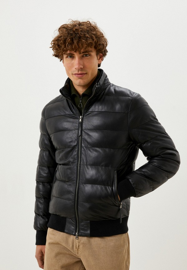 

Куртка кожаная Blouson, Черный