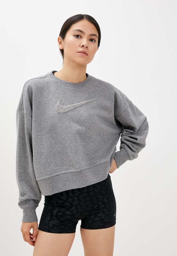 

Свитшот Nike, Синий, W NK DRY GET FIT CREW SWSH