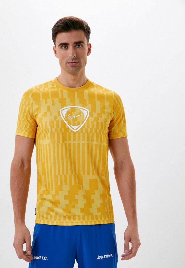 

Футболка спортивная Nike, Желтый, M NK DRY ACD TOP SS FP JB