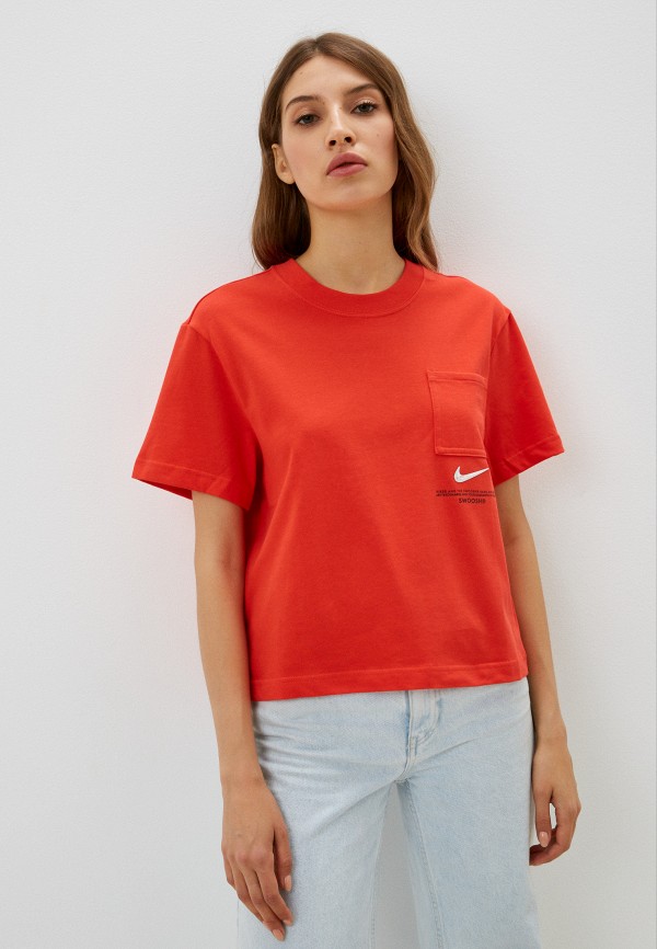 

Футболка Nike, Красный, W NSW SWSH SS TOP