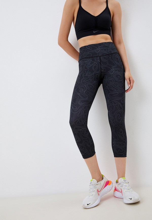 

Тайтсы Nike, Черный, W NK RUN DVN FAST CROP