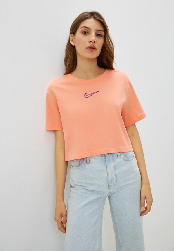 

Футболка Nike, Коралловый, W NSW CROP TEE PRNT