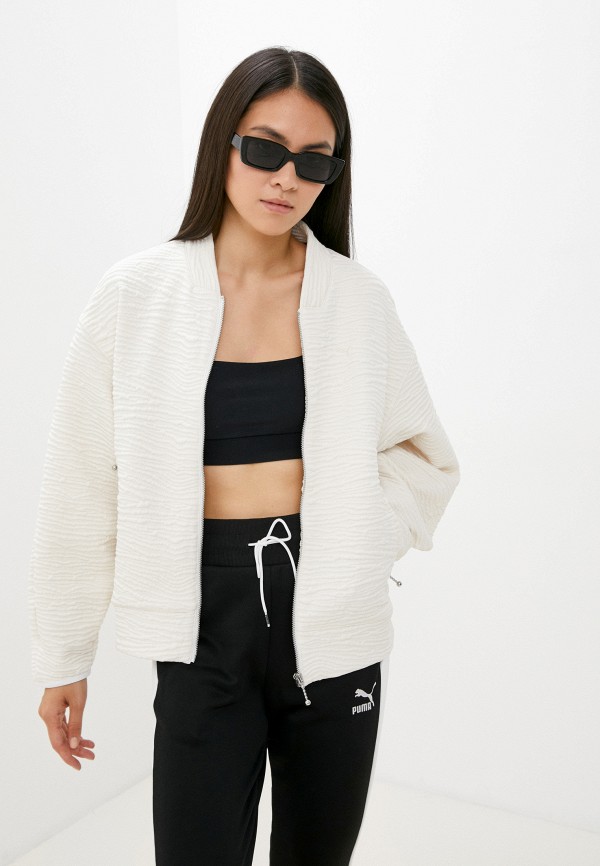 

Куртка PUMA, Белый, SNOW TIGER Jacquard Bomber