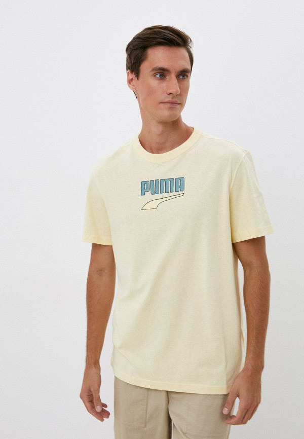 

Футболка PUMA, Желтый, Downtown Logo Tee