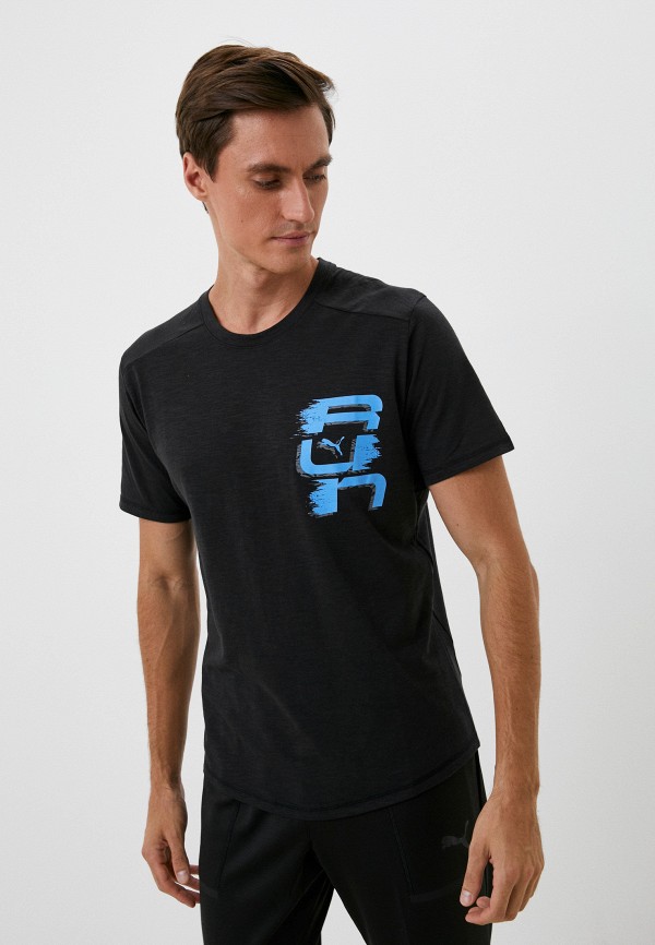 

Футболка PUMA, Черный, RUN LOGO SS TEE M