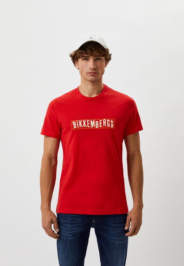 

Футболка Bikkembergs, Красный