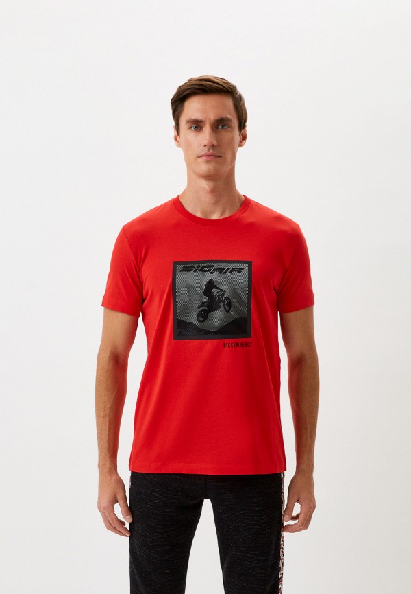 

Футболка Bikkembergs, Красный
