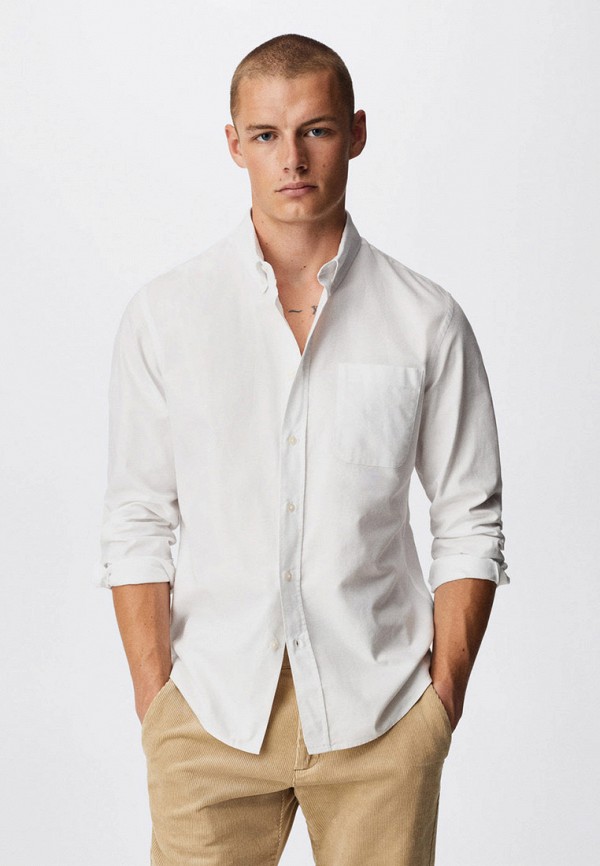 

Рубашка Mango Man, Белый, OXFORD