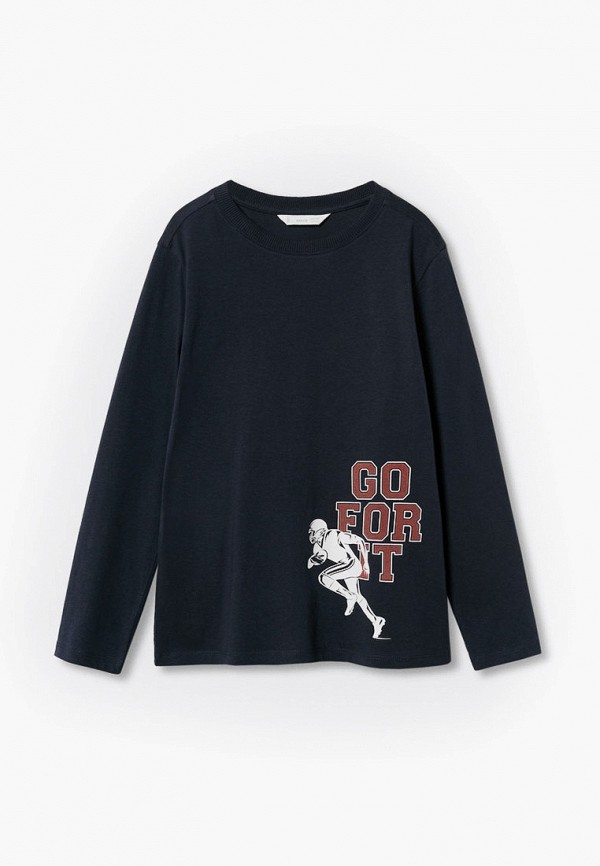 

Лонгслив Mango Kids, Синий, GOFOR
