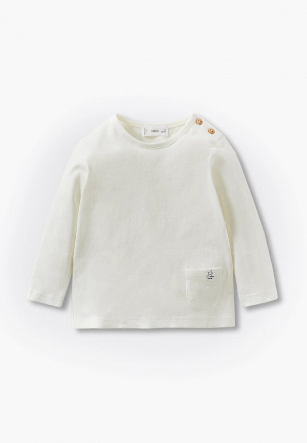 

Лонгслив Mango Kids, Белый, LOHAN