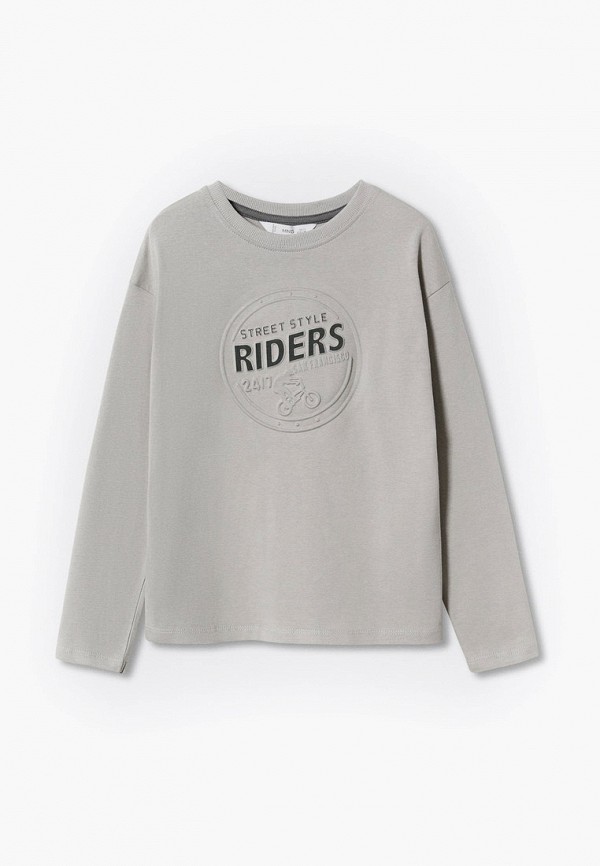

Лонгслив Mango Kids, Серый, RIDERS