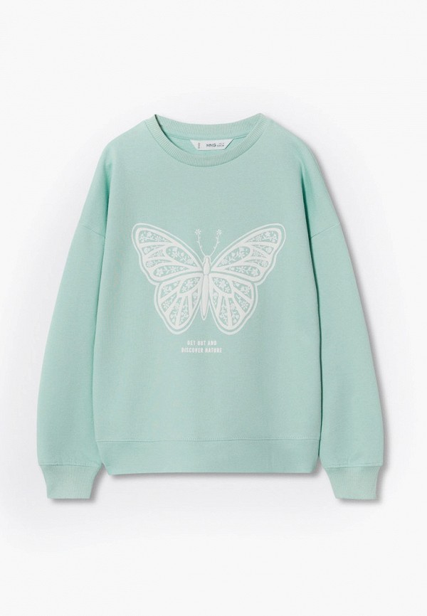 

Свитшот Mango Kids, Бирюзовый, DUBLINI