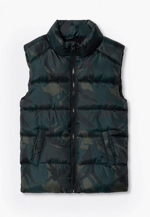 

Жилет утепленный Mango Kids, Зеленый, LONDRES