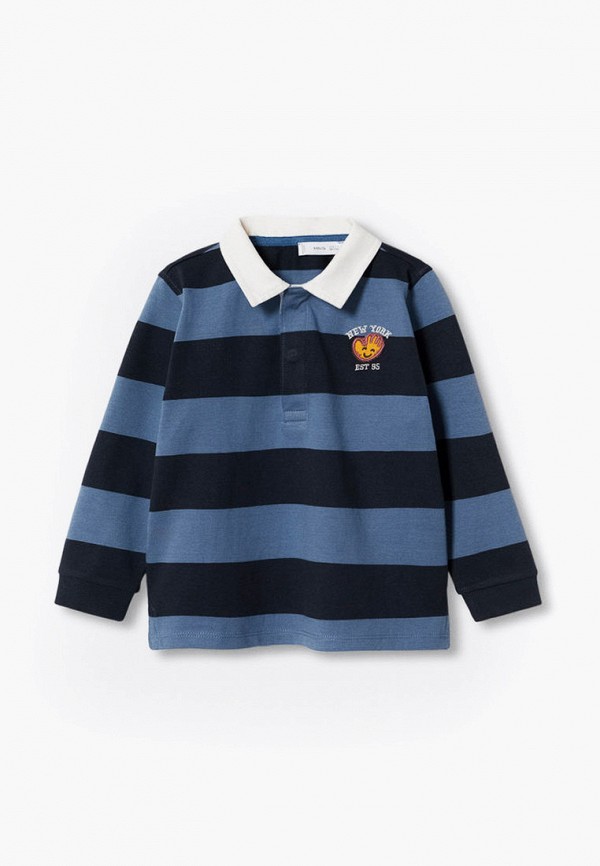

Поло Mango Kids, Синий, CAMP