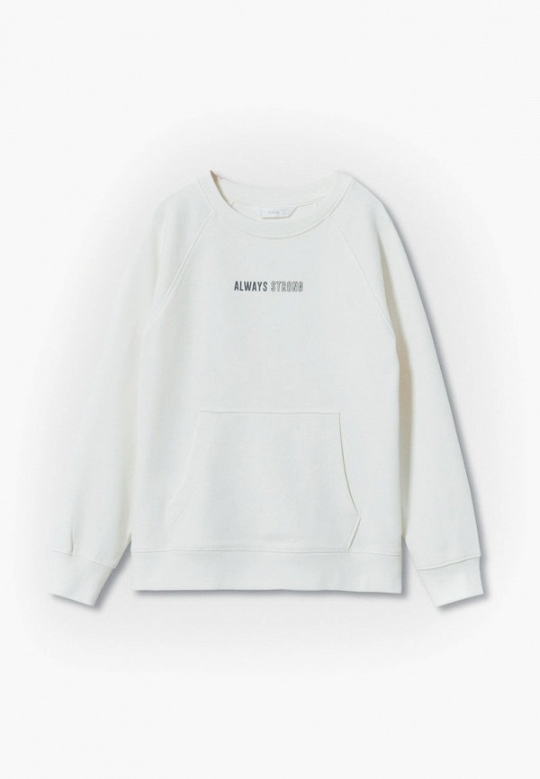 

Свитшот Mango Kids, Белый, STRONG