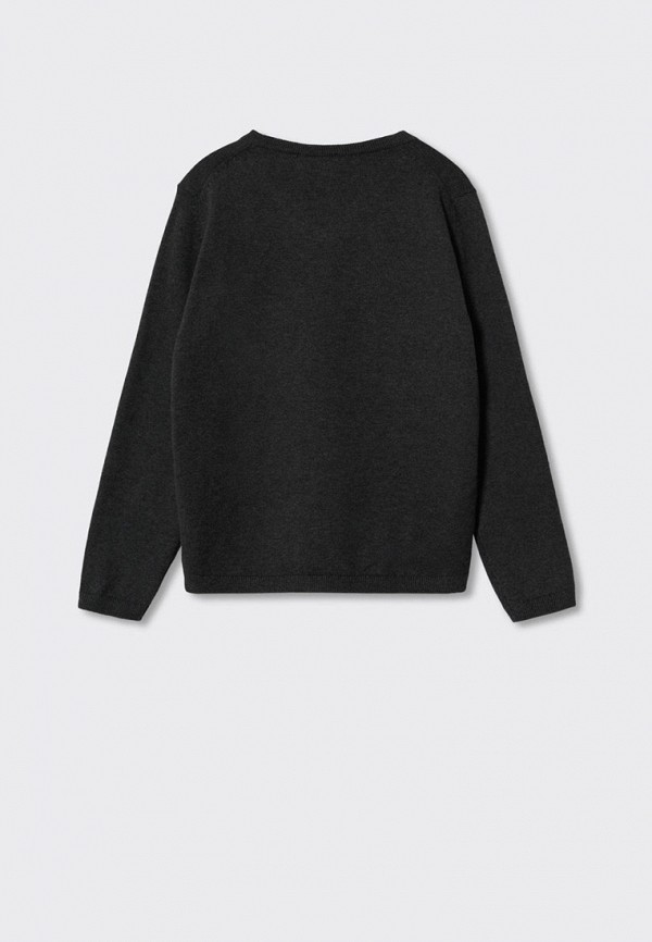 Пуловер Mango Kids серый, размер 116, фото 2